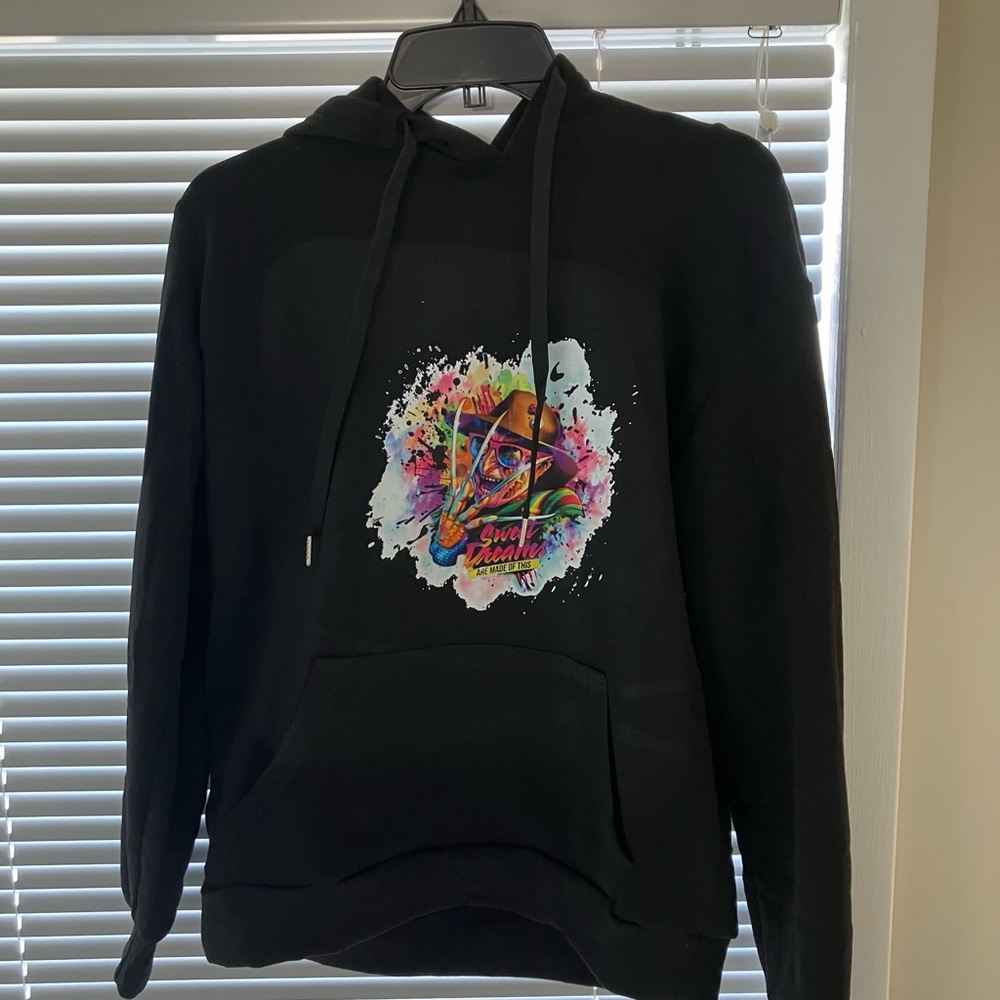 NWT “Freddy Kruger” pullover FLEECE sweatshirt